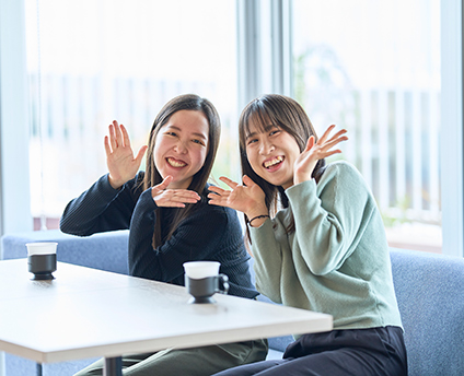 先輩と昼食